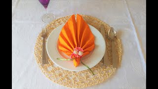 Napkin Fold idea , Napkin Folding , Serviettenfaltung