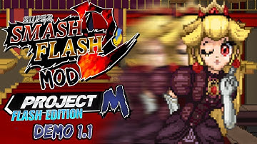 Super Smash Flash 2 Project M Flash Edition:Gameplay - Demo 1.2