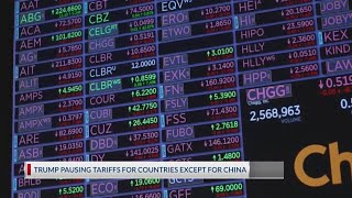 Trump pauses tariffs except for China