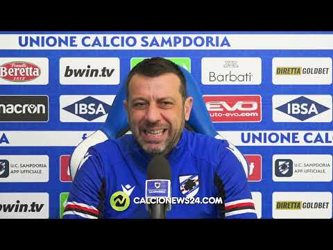 Conferenza stampa D'Aversa pre Roma-Sampdoria: “Roma? Vogliamo continuare la striscia positiva”