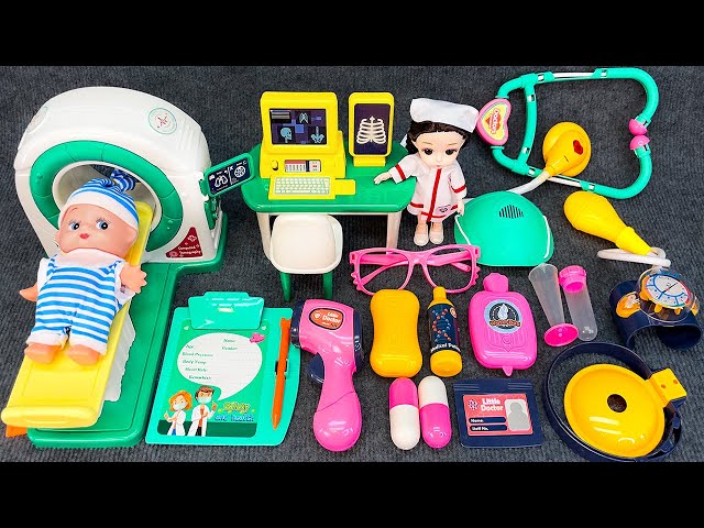 Satisfying with Unboxing Cute Pink Doctor Playset | Review Miniature Doctor Set | Review Toys class=