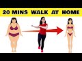 Happy n easy 20 mins walk at home for weight loss  full body fat burning indoor walk for beginners