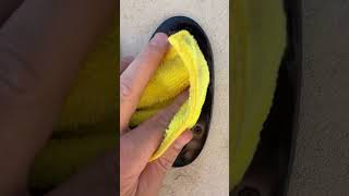 Restore metal address numbers with Wd-40