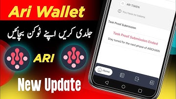 Task Proof Submission Ari Wallet | Task Proof Submission in arichain | ari wallet new update