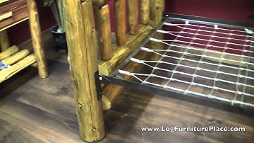 Cedar Lake Log Daybed from LogFurniturePlace.com