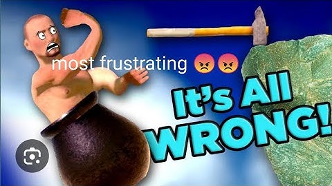 Playing most frustrating game ever made #gettingoverit #gameplay #video