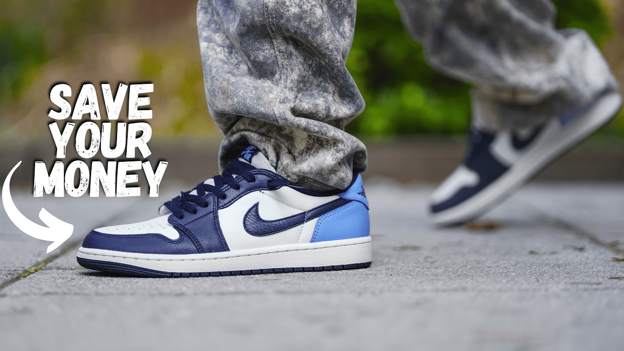 Nike Air Jordan 1 Low ネイビー/ホワイト　オブジディアン Air Jordan 1 Low Obsidian Review - YouTube