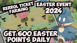 EASTER EVENT 2023 | RERROL TICKET FARMING | 600 EASTER POINTS | POKEMON REVOLUTION ONLINE