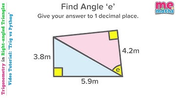 "Trig vs Pythag" - Trigonometry in Right-angled Triangles - Tutorial / Revision (5/5)