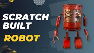 Scratch Built Robot | Painting and Distressing