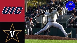 Illinois-Chicago vs #1 Vanderbilt (Game 2) | 2020 College Baseball Highlights