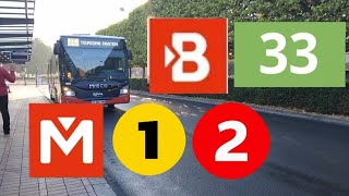 Trajet bus et métro 