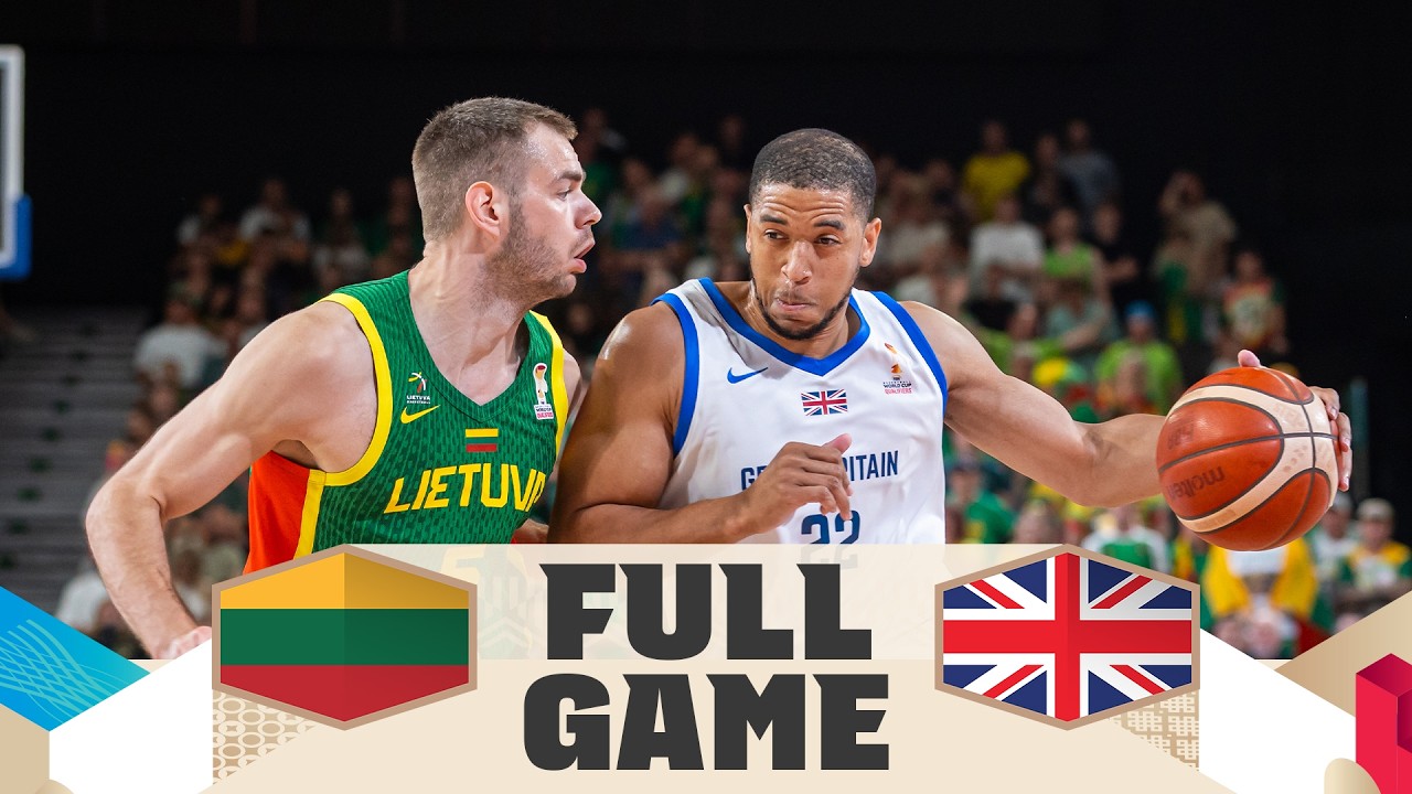 Lithuania v Great Britain | Full Basketball Game| FIBA Basketball World Cup 2027 European Qualifiers