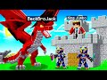 Destroying Minecraft Castles with DRAGONS!