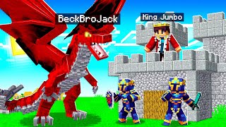 Destroying Minecraft Castles with DRAGONS!