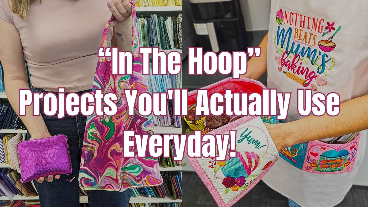 Must-Have Machine Embroidery Projects You’ll Use Every Day | Sweet Talk with Sweet Pea