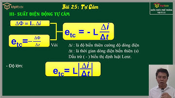 Bài 25: Tự cảm - Vật Lý 11