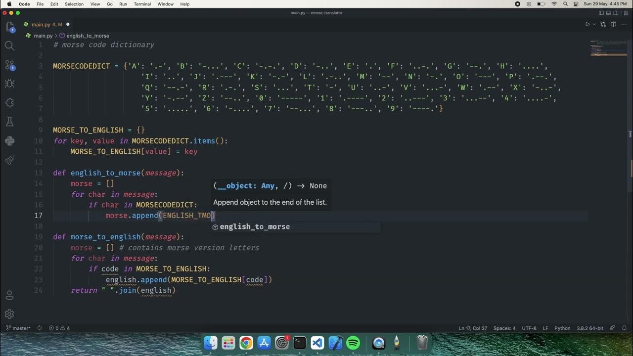 Python: Morse Code Translator - YouTube