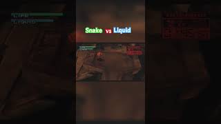 Snake vs Liquid #metalgearsolid #mgs #reels #shorts #ps5 #videogames #gaming #playstation #ps5share