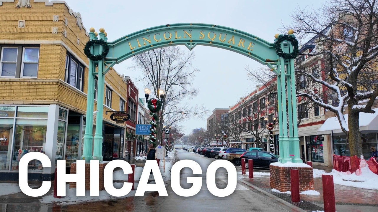 Lincoln Square, CHICAGO Neighborhood Walking Tour | December 2025