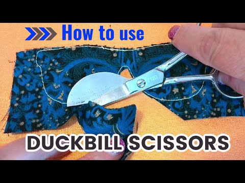 Duckbill scissors 