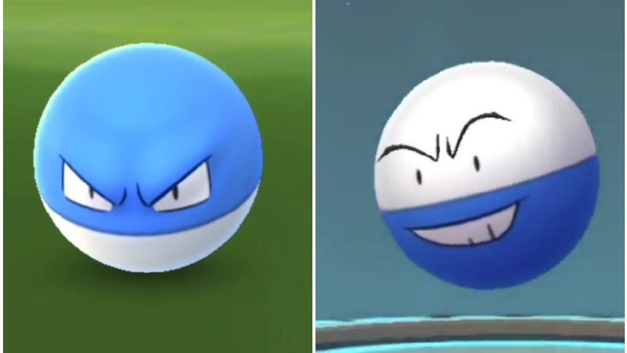 WE CAUGHT SHINY VOLTORB! POKEMON GO SHINY VOLTORB EVOLVES INTO SHINY  ELECTRODE! 