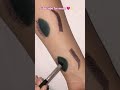 Green glam on my canvas ✨💚Practicing, blending, learning… one look at a time 🎨