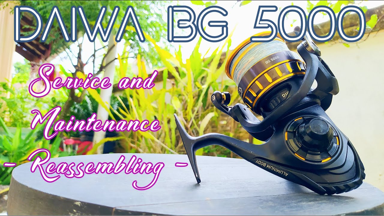 Daiwa BG 5000 - Part 2 Reassembling - Reel service and maintenance