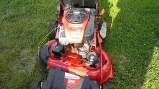 Troy Bilt TB WC28 Wide Area Mower 2.5HR Update