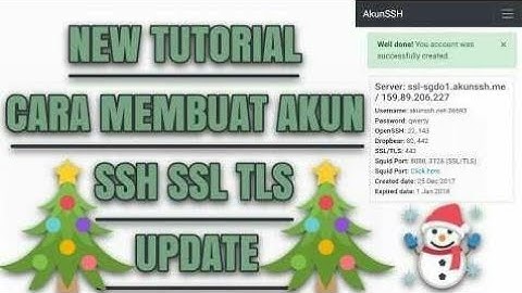 Tutorial cara daftar ssh ssl buat kouta video max di kpn tunnel rev