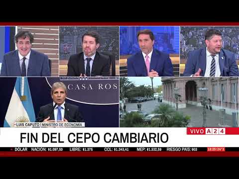 📣 ACUERDO CON EL FMI: LUIS CAPUTO ANUNCIÓ EL FIN DEL CEPO CAMBIARIO
