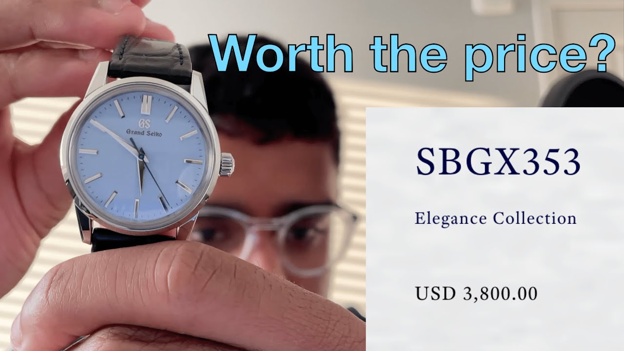 My $3800 Wristwatch Review. Grand Seiko SBGX353