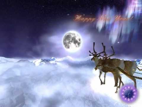 Babbo Natale 3d.Babbo Natale In Viaggio Santa S Flight 3d Screen Saver Youtube