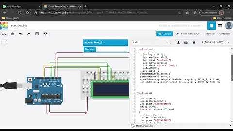 Contador ascendente, descendente con dos pulsadores