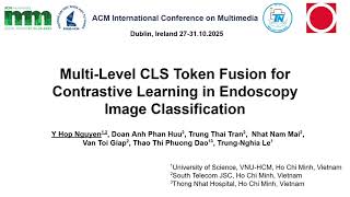 Multi-Level CLS Token Fusion for Contrastive Learning in Endoscopy Image Classification