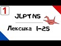 Лексика JLPT N5 с примерами (1-25)