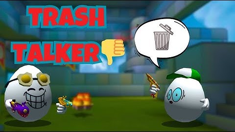 playing in a lobby with a trash talker in shell shockers