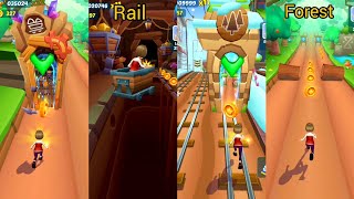 Game Subway Princess Runner - Endless Fun Run - Forest,Rail,Subway,Candyland - Android/iOS Gameplay screenshot 2