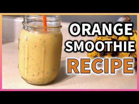 healthy-creamy-orange-smoothie-recipe-in-vitamix-e310-blender