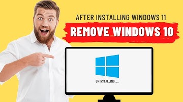 How to Remove Windows 10 after installing Windows 11✅