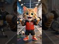 “From workout to juice time, we’re the happiest cats alive! 🐱💪🍹”#FunnyCat #GymLife