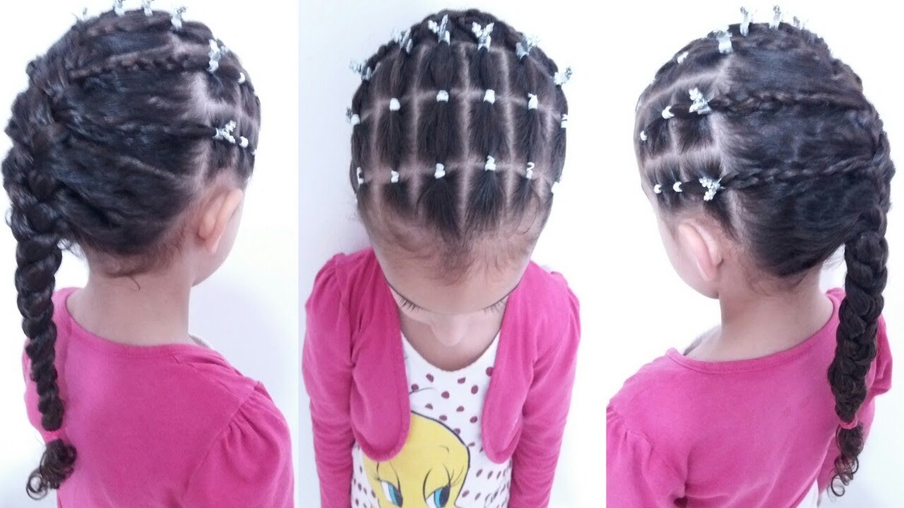 PENTEADO INFANTIL COM TRANÇAS E ELÁSTICO MUITO FÁCIL! - thptnganamst.edu.vn