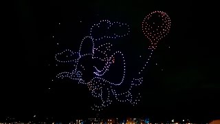 Opening Night of the NEW Disney Springs Drone Show called Dreams That Soar | Biggest Crowd Ever