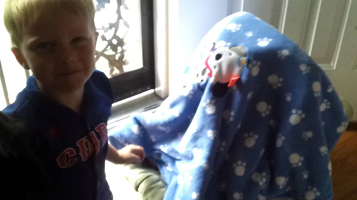 Grey makes his baby brother laugh