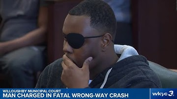 WATCH | Man charged in fatal wrong-way crash appears in court