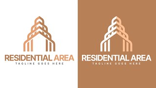 Hotel Logo Design Illustrator | Illustrator Logo Tutorial