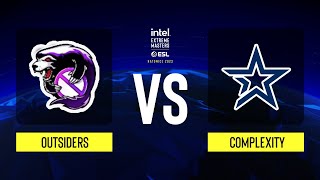 Outsiders vs. Complexity - Map 2 [Overpass] - IEM Katowice 2023 - Lower bracket