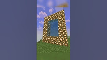 Aether Portal in Minecraft?😱 #shorts