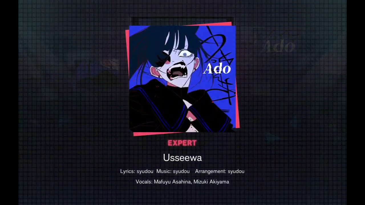 Usseewa FULL COMBO!//Expert level//Project Sekai//Put on higher picture quality for better quality//