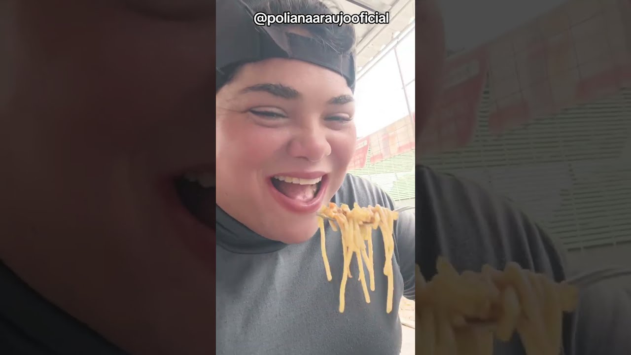 #Comendo com a Poly mukbang|almoço com pimenta 🌶️